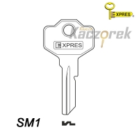 Expres 214 - klucz surowy mosiężny - SM1